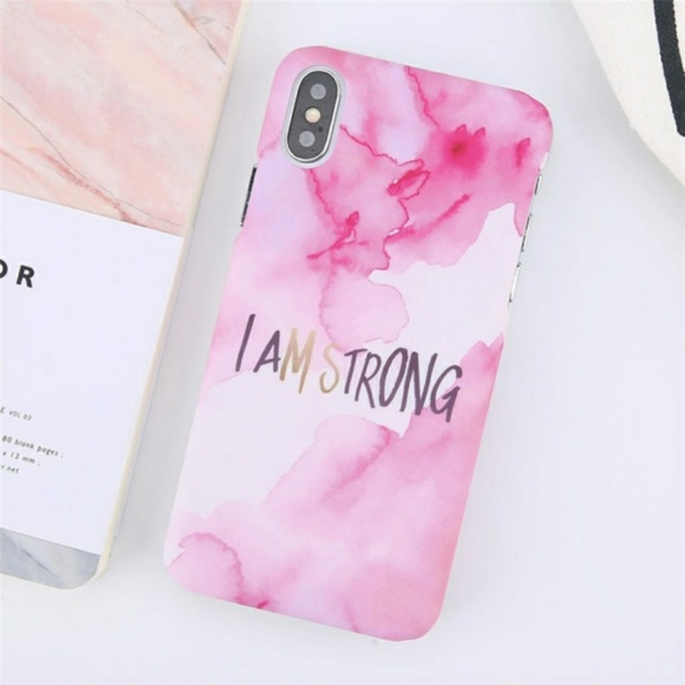 I AM STRONG iPhone X and 8 Plus Phone Case